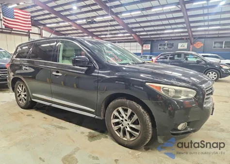 2013 Infiniti Jx35 z USA, uszkodzony, nr VIN 5N1AL0MM6DC310419